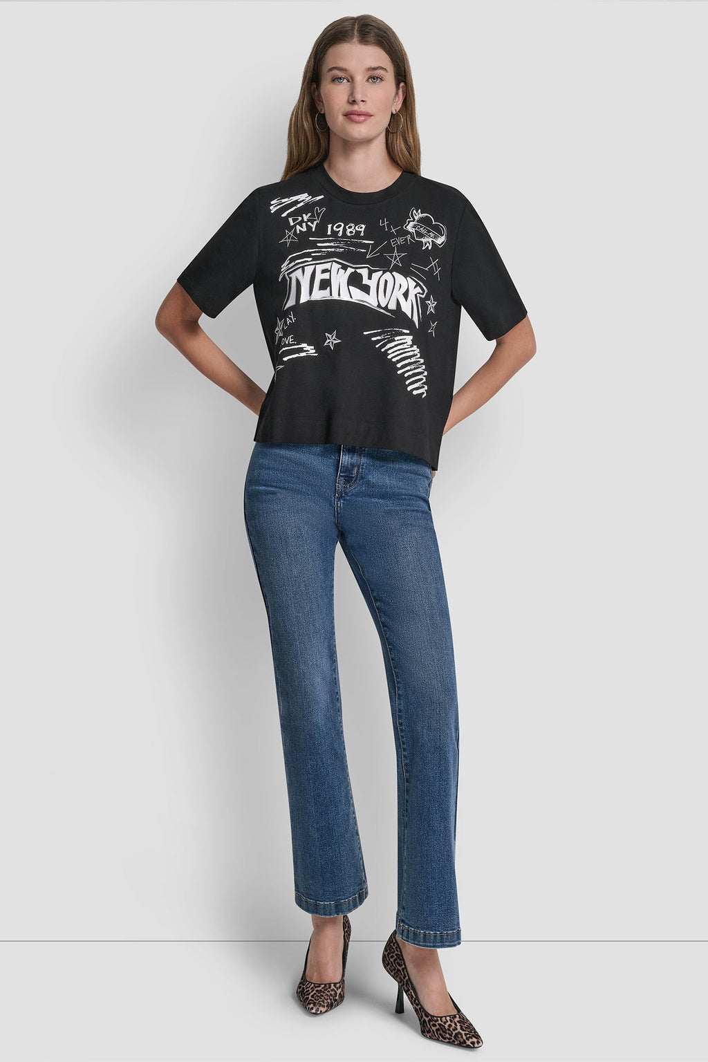 1989 NOTEBOOK SCRIBBLE GRAPHIC TEE