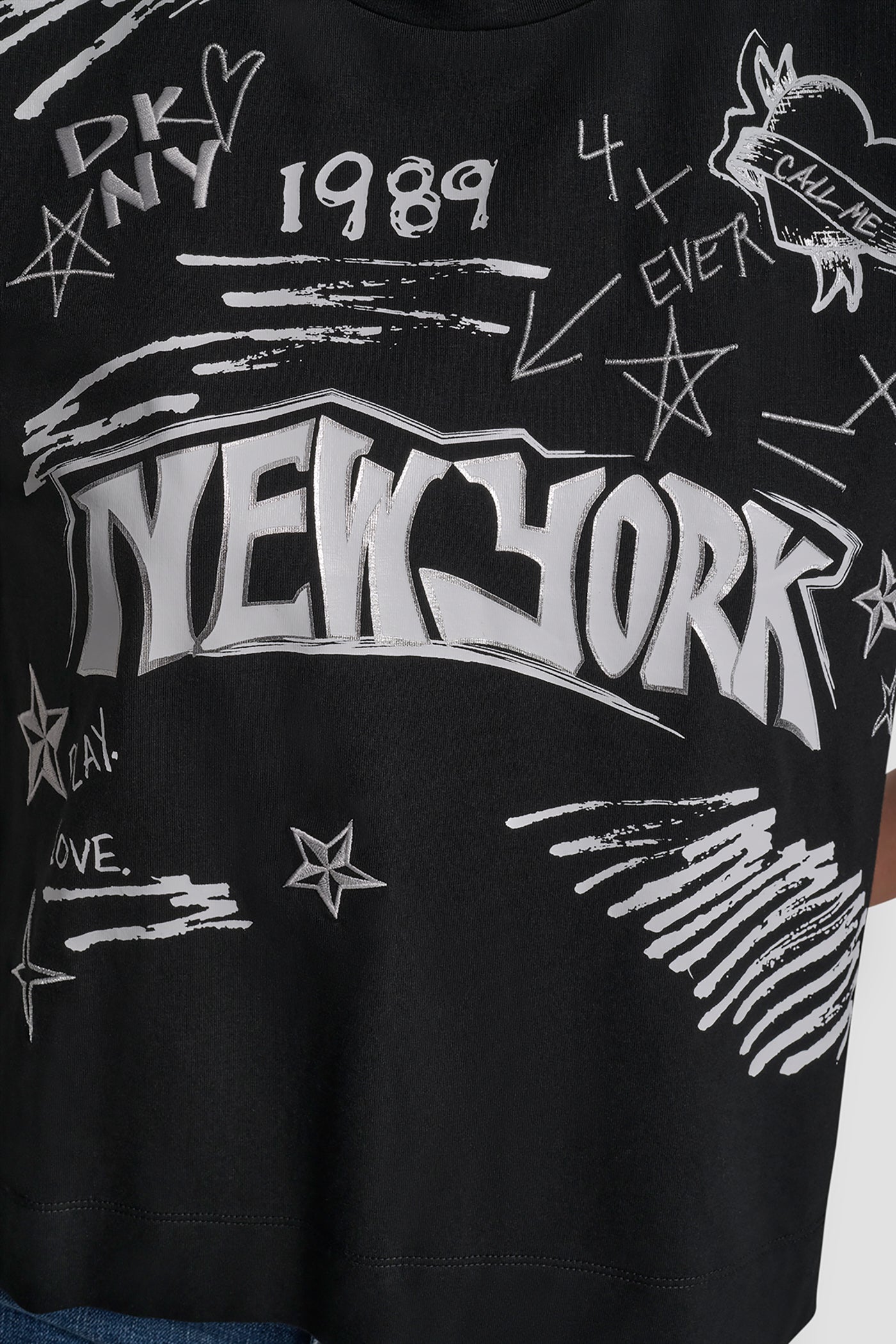 1989 NOTEBOOK SCRIBBLE GRAPHIC TEE