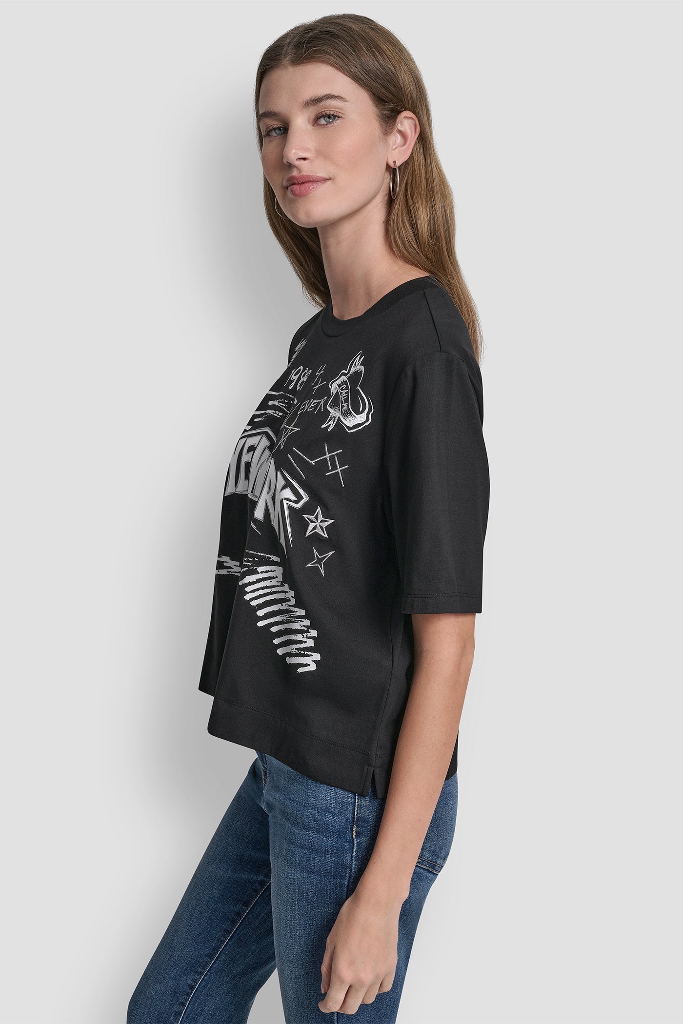 1989 NOTEBOOK SCRIBBLE GRAPHIC TEE