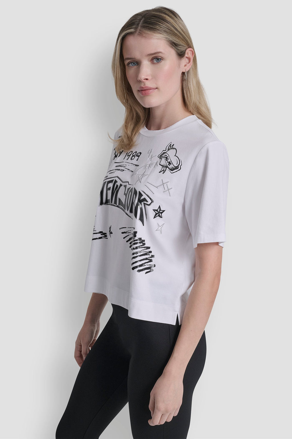 1989 NOTEBOOK SCRIBBLE GRAPHIC TEE