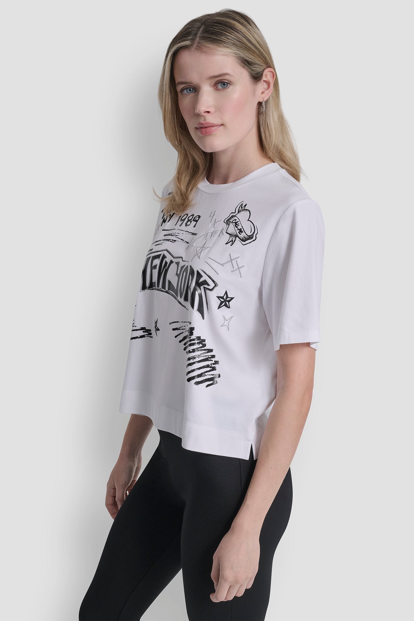 1989 NOTEBOOK SCRIBBLE GRAPHIC TEE