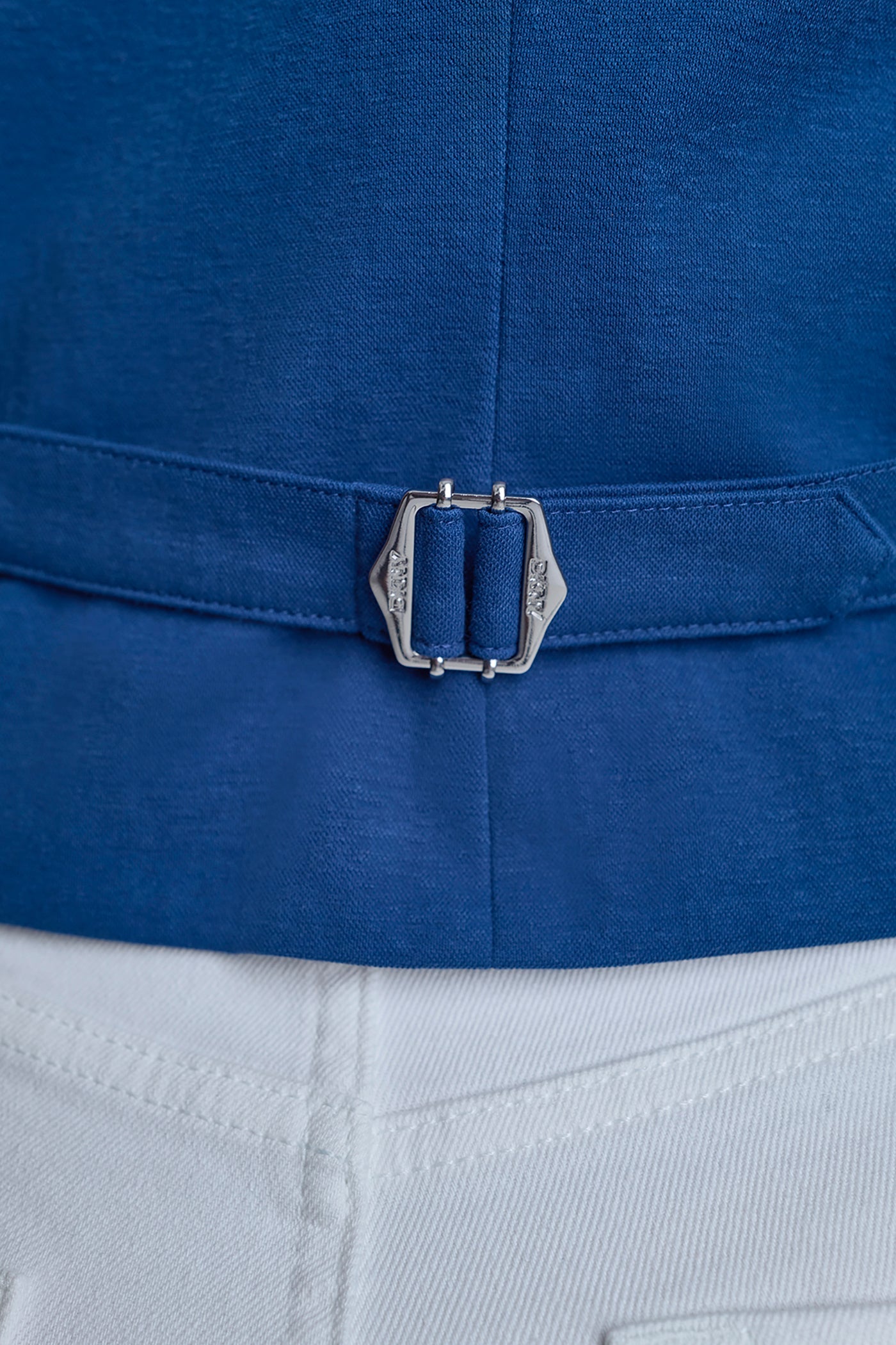 PIQUÉ BUTTON-FRONT VEST