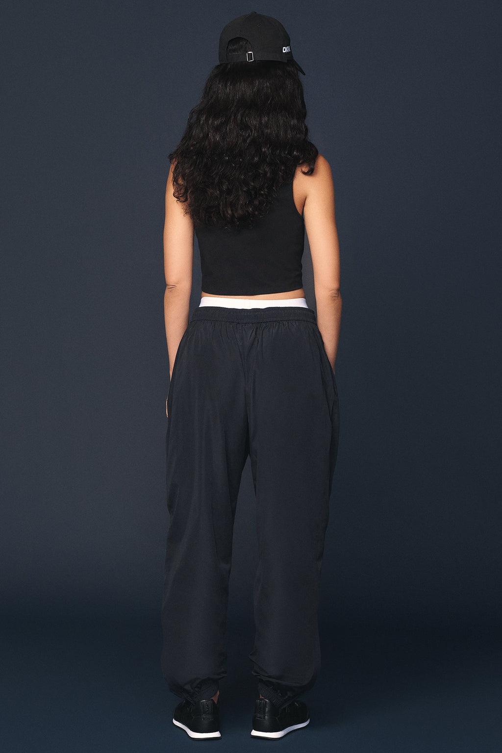 DKNY X YANKEES EMBROIDERED TRACK PANT