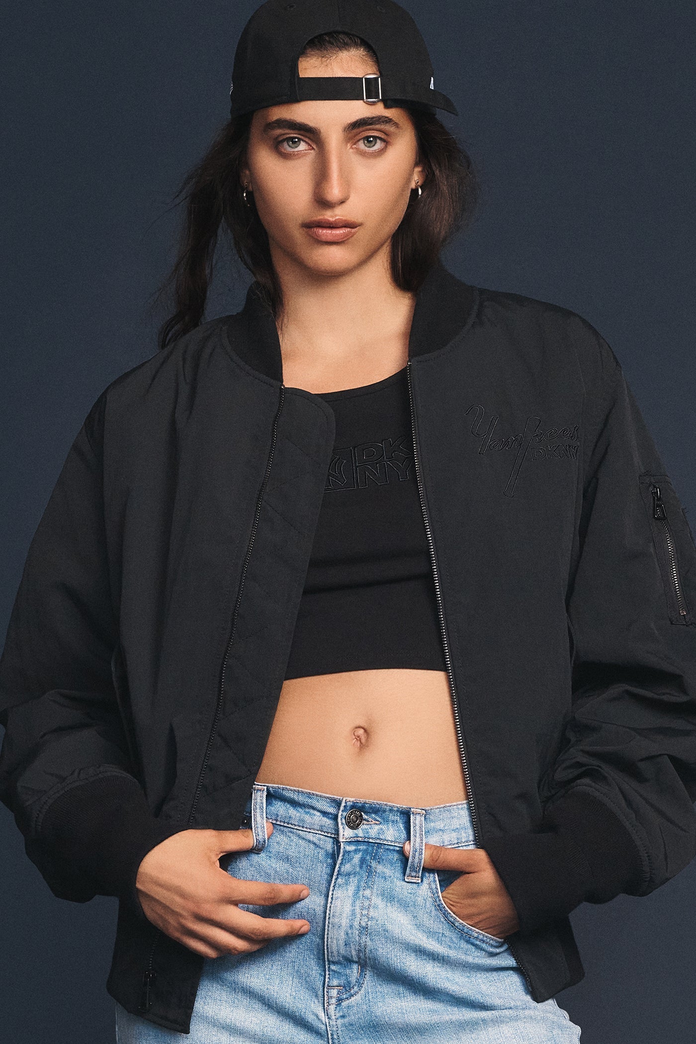 DKNY X YANKEES PLAYER'S JACKET